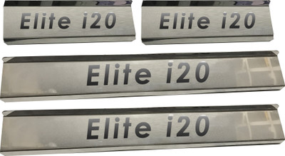CARMART NL004 SS Door Sill Plate for Elite i20 Door Sill Plate