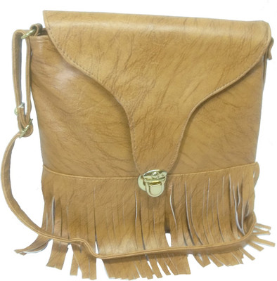 

Chalissa Girls Casual Beige PU Sling Bag