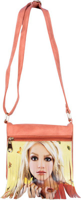 

SARAA Girls Casual Pink PU Sling Bag