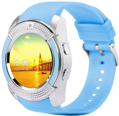 

Technomart Sport phone Blue Smartwatch(Blue Strap Adjustable)