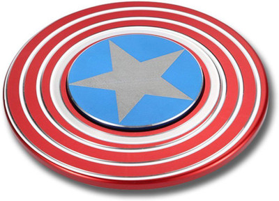 

Darling Captain America Metal Fidget Hand Spinner With Guaranteed 2 Minute Spin Time(Multicolor)