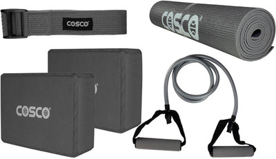 

Cosco Yoga Set Mudra Multicolor 4mm mm Yoga Mat