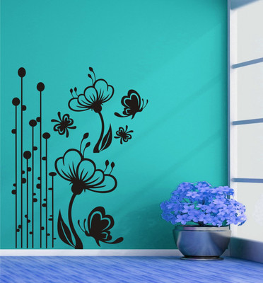 

Wall Guru  Home Décor wall Sticker(Pack of 1, Black