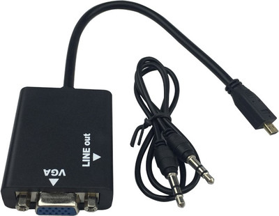 

Smart Tech TV-out Cable 6543217895426(Black, For Mobile)