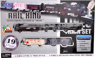 

JIVI RAILKING TRAIN SET(Multicolor)