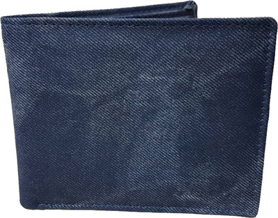

Leder Street Men Blue Artificial Leather Wallet(6 Card Slots)