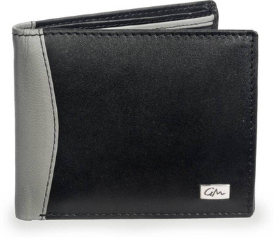 

Gentleman Men Black, Grey Genuine Leather Wallet(6 Card Slots), Deep cherry