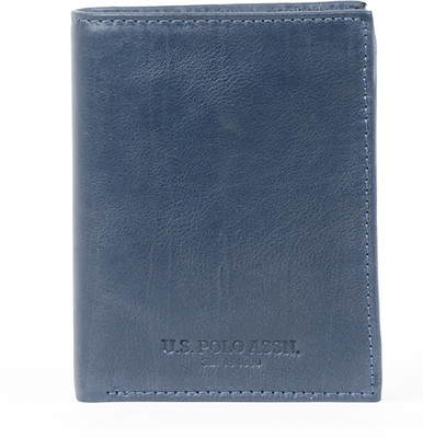 

U.S. Polo Assn Men Blue Artificial Leather Wallet(7 Card Slots), Navy