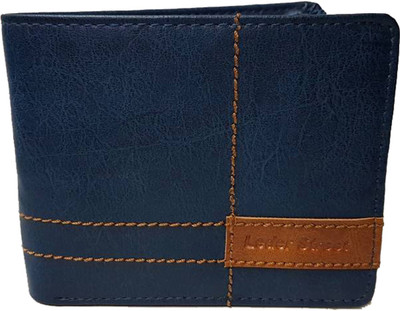 

Leder Street Men Blue Artificial Leather Wallet(6 Card Slots)