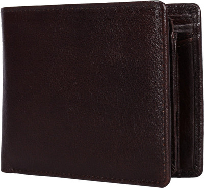 

Yark Men Brown Genuine Leather Wallet(2 Card Slots)