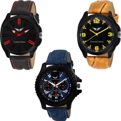 Gargee Design New 233524 Combo of 3 ,Eye Catching,Value for Money , Pre GST Stock clearance Watch  - For Boys   Watches  (Gargee Design)