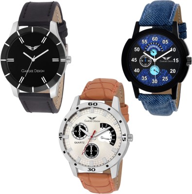 Gargee Design New 212234 Combo of 3 ,Eye Catching, festive season sales in watches Watch  - For Boys   Watches  (Gargee Design)