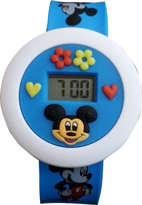 SS Traders Cute MickeyMouse Round Dial strap Watch  - For Boys   Watches  (SS Traders)