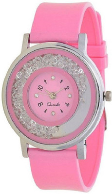 

Infinity Enterprise new branded pink moveable diamond Watch - For Girls