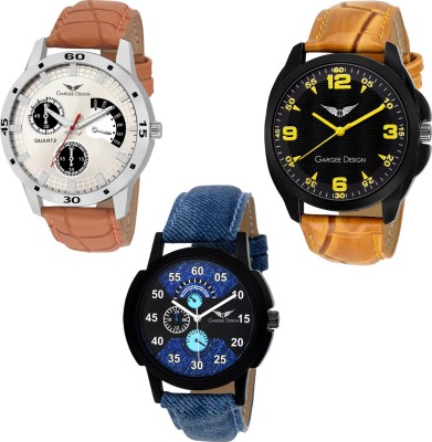 Gargee Design New 223424 Combo of 3 Lavish ,eyecatching value for money sale in watches Watch  - For Boys   Watches  (Gargee Design)