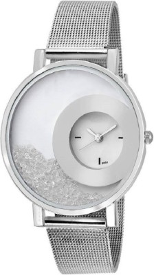 Infinity Enterprise letest collation fancy and attractive white movable diamonds in dial Watch  - For Girls   Watches  (Infinity Enterprise)