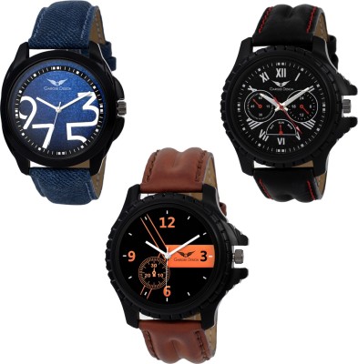 Gargee Design New 324352 Combo of 3 festive season sale in watches Watch  - For Boys   Watches  (Gargee Design)
