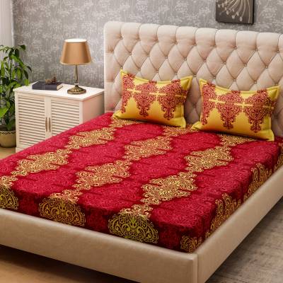 Bombay Dyeing Cotton Abstract Double Bedsheet