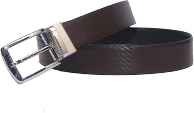 

Kiko Men Formal Brown Genuine Leather Reversible Belt