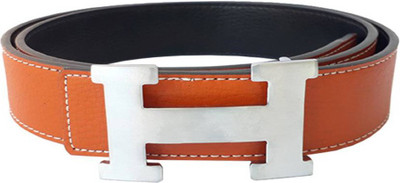 

Online Bucket Men Casual, Party, Formal Tan Genuine Leather Belt