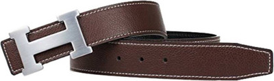 

Online Bucket Men Casual, Party, Formal Brown Genuine Leather Belt