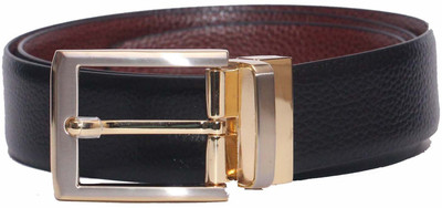 

Kiko Men Formal Brown Genuine Leather Reversible Belt