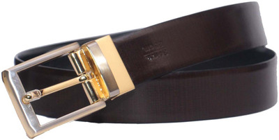 

Kiko Men Formal Brown Genuine Leather Reversible Belt