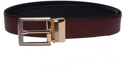 

Kiko Men Formal Brown Genuine Leather Reversible Belt