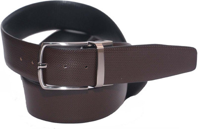 

Kiko Men Formal Brown Genuine Leather Reversible Belt