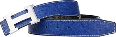 

Online Bucket Men Casual, Party, Evening Blue Genuine Leather Belt