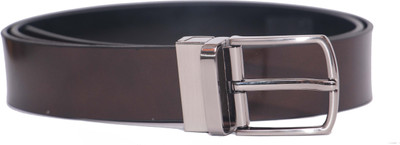 

Ekvi Men Formal Brown Genuine Leather Reversible Belt