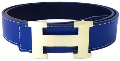 

Online Bucket Men Casual, Party, Formal Blue Genuine Leather Belt
