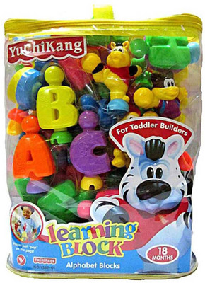 

Toyshine Finest Quality English Learning Blocks for Kids with Cartoon Figures, Super Solid Material + 100% Non Toxic + Bag Packing, Best Gift, Toy(Multicolor)
