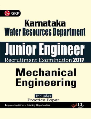 Karnataka Water Resources Department Junior Engineer Mechanical Engineering 2017  - Includes Practical Paper 1 Edition(English, Paperback, unknown)