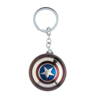 

Techpro Captain America Revolving Shield Key Chain(Multicolor)