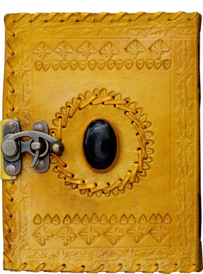 

Anshika International A5 Journal(leather notebook, Yellow)