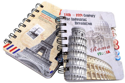

COI Pocket-size Diary(Coi Paris/Roma traval diary for kids ( pack of 2), Multicolor, Pack of 2)