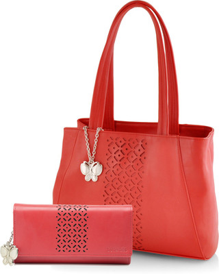 

Butterflies Hand-held Bag(Red)