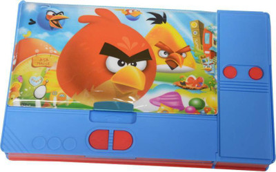 

NeoTask jumbo Angry bird cartoon Art Plastic Pencil Box(Set of 1, Multicolor)
