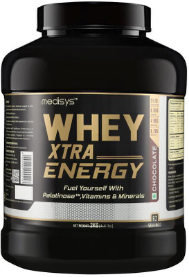 

Medisys Whey Extra Energy Whey Protein(2 kg, Chocolate)