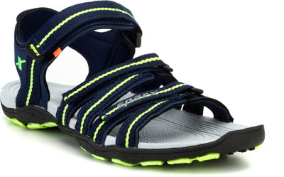 

Sparx Men Navy Blue Flourscent Green Sandals