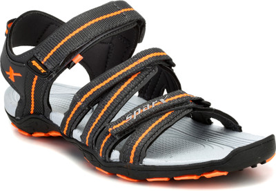 

Sparx Men Grey Fl.Orange Sports Sandals