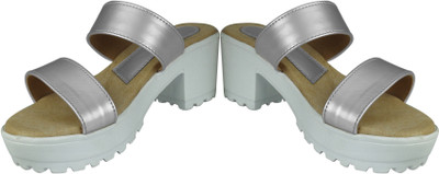 

Rare Women Silver Sandals