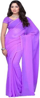 

Multi Retail Solid Daily Wear Georgette Saree(Light Blue)