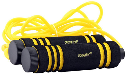

COCKATOO Foam Handle Freestyle Skipping Rope(Multicolor, Length: 305 cm)