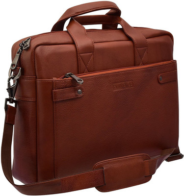 

JFL-Jewellery For Less Men Formal Brown Leatherette Shoulder Bag