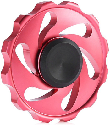 

Montez Shinning Wheel Metal Fidget Hand Spinner Toy (Red)(Multicolor)