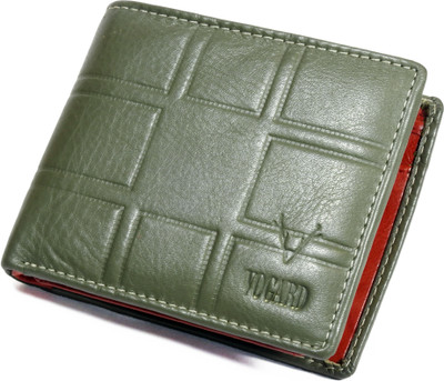 

VOGARD Men Green Genuine Leather Wallet(8 Card Slots)