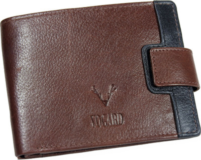 

VOGARD Men Brown Genuine Leather Wallet(12 Card Slots)