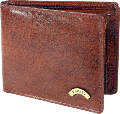

VOGARD Men Brown Genuine Leather Wallet(8 Card Slots)